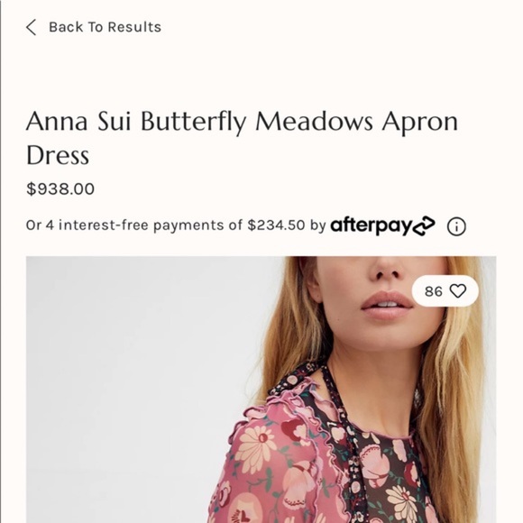 Free People Anna Sui Butterfly Meadows Apron Dress - Picture 4 of 7